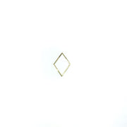 Thin Frame Gold Rhombus Frame - OceanNailSupply