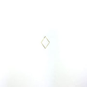 Thin Frame Gold Rhombus Frame - OceanNailSupply