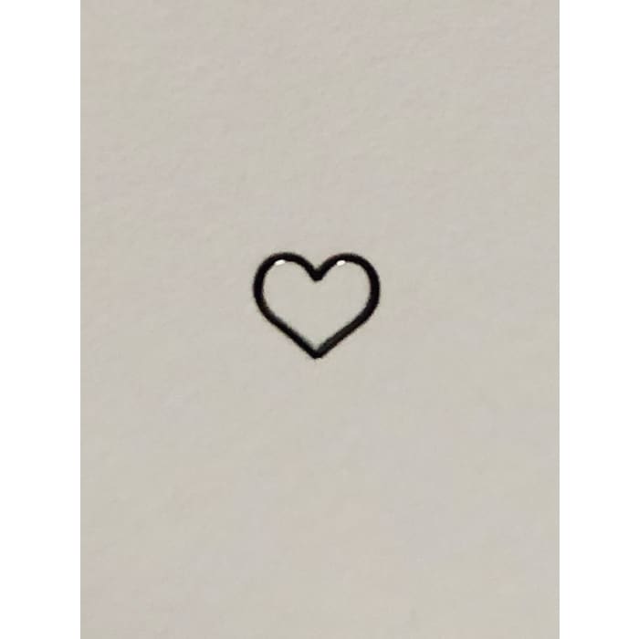 Thin Frame Silver Heart Frame - OceanNailSupply