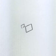 Thin Frame Silver Rhombus Frame - OceanNailSupply