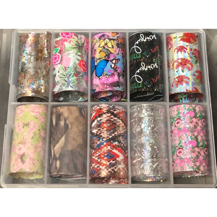 Transfer Foil Sets 001 - 053 - OceanNailSupply