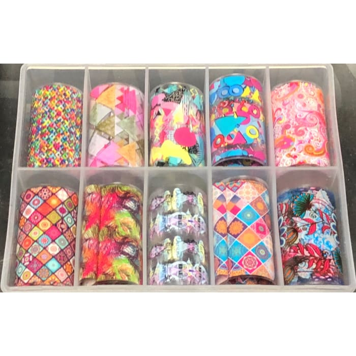 Transfer Foil Sets 001 - 053 - OceanNailSupply