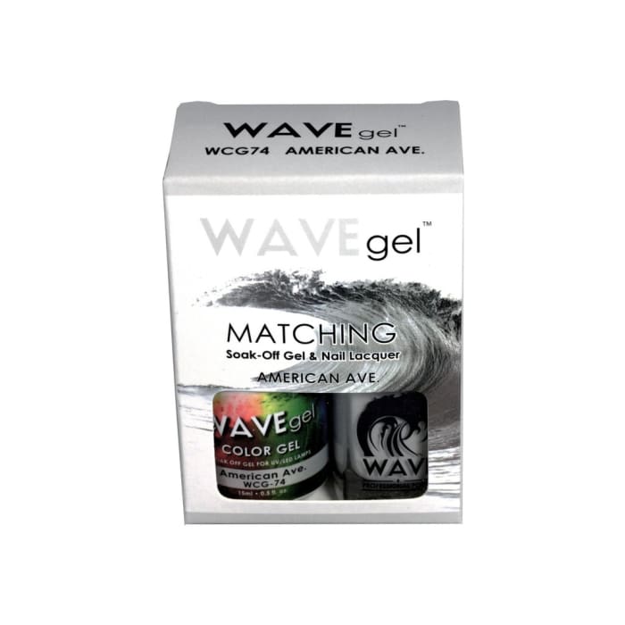 Wave gel Soak-Off Gel & Nail Lacquer - American Ave. - OceanNailSupply
