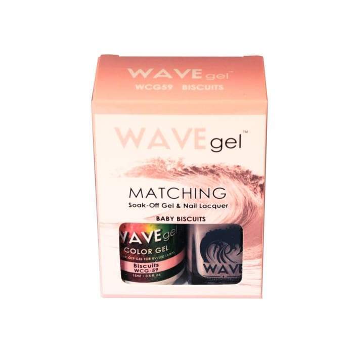 Wave gel Soak-Off Gel & Nail Lacquer - Baby Biscuits - OceanNailSupply