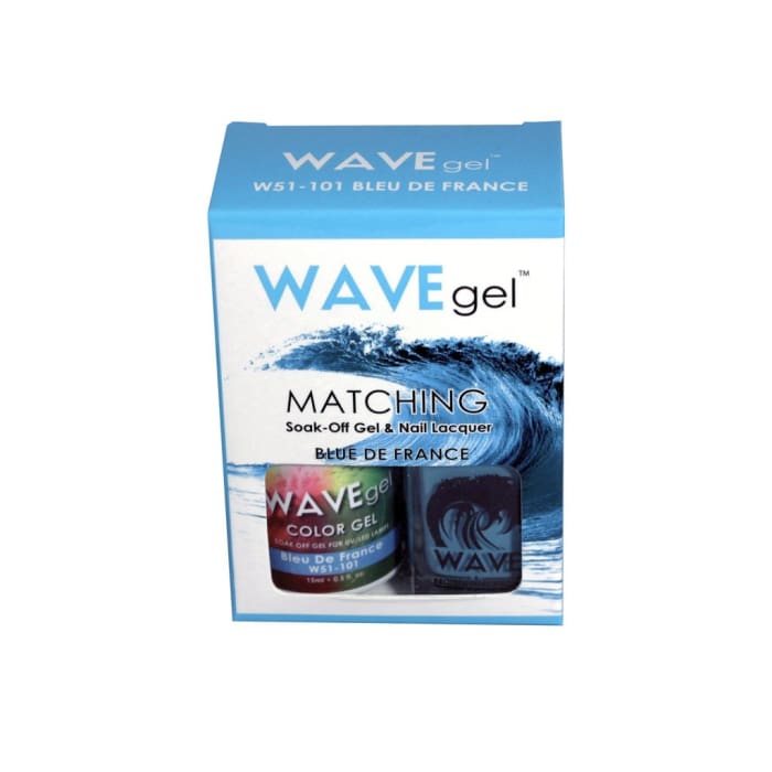 Wave gel Soak-Off Gel & Nail Lacquer - Blue De France - OceanNailSupply