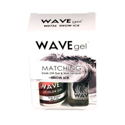 Wave gel Soak-Off Gel & Nail Lacquer - Snow Ice - OceanNailSupply